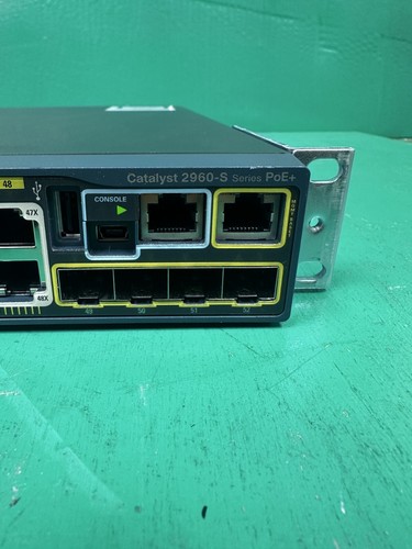 Cisco 2960S PoE+ WS-C2960S-48FPS-L Gigabit Ethernet Network Switch - Picture 5 of 5