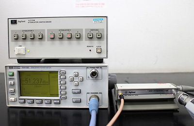 Agilent 8496H DC-18GHz 110dB 10dBstep Programable Attenuator Agilent 8496H DC-18GHz 110dB 10dBstep Programable Attenuator