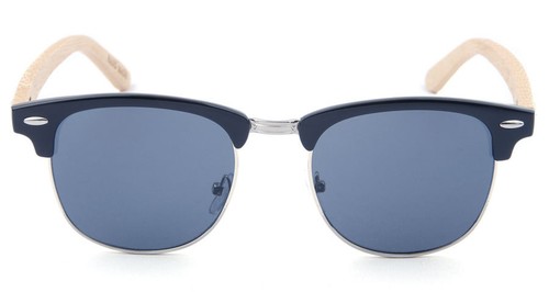 Eco Bamboo Hand Made Mens Womens Classic Retro Club master Way far Sunglasses - Picture 15 of 35