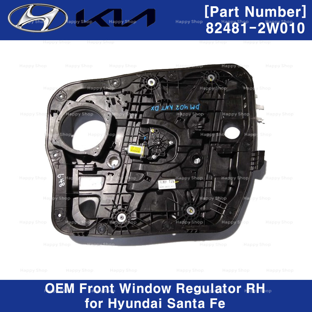 824812W010 OEM Power Window Regulator Front RH for Hyundai Santa
