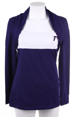 bpc selection Longsleeve-Shirt Two Tone Layer Look D 36-38 violett weiß