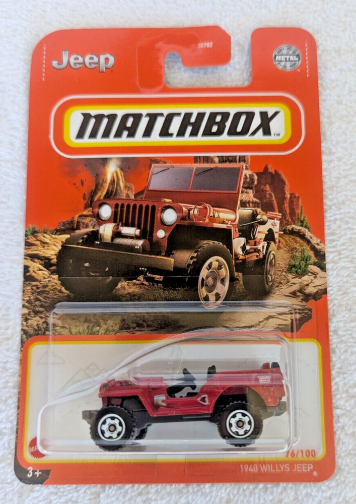 Matchbox 1948 Willys Jeep 76/100 Red