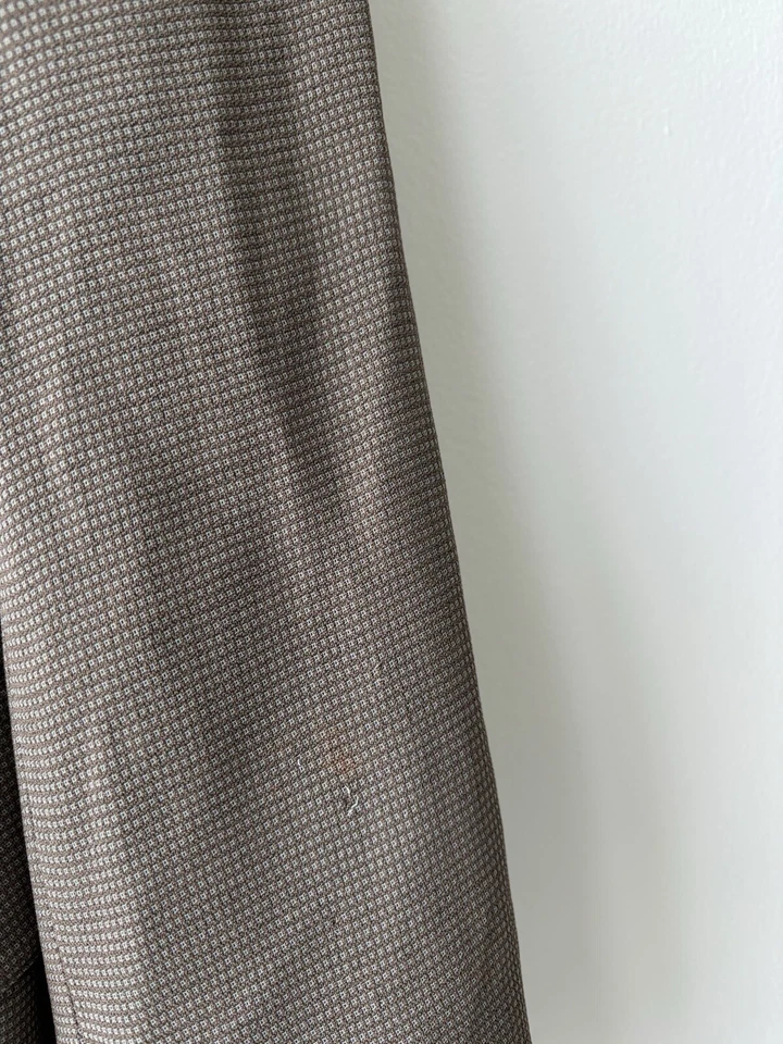 Vintage Garfield & Marks Blazer Mandarin Collar Taupe Made In NYC Size 2 See Des - Image 4 of 4