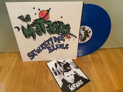 THE METEORS Sewertime Blues LP P. Paul Fenech Limited BLUE Vinyl MINT 50 copies