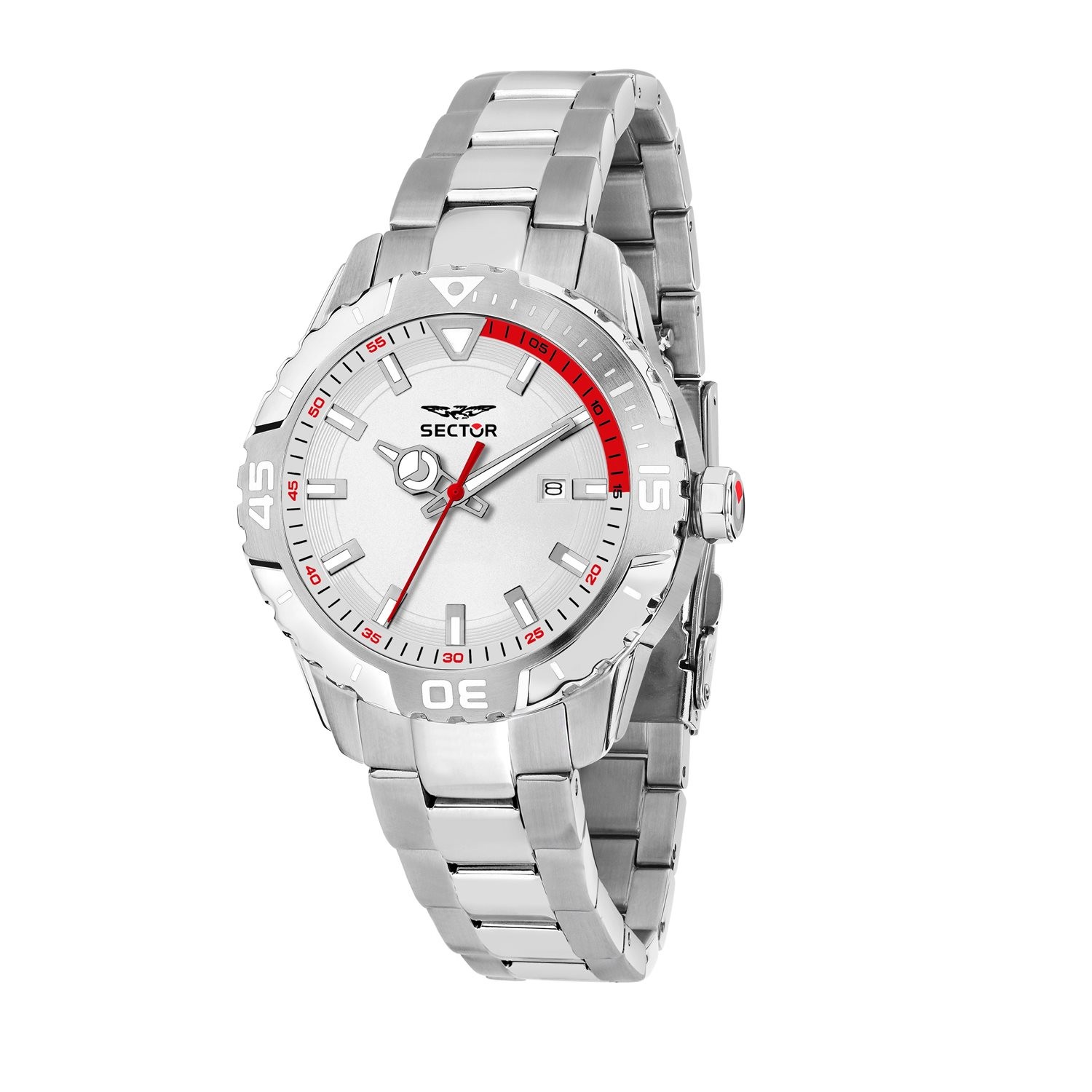 Montre Sector No Limits Homme Legend Acier Cadran Noir Style Casual Chic