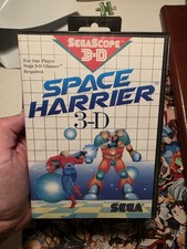 Space Harrier 3-D (Sega Master System) - CIB W/ manual Tested And Poster