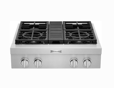 KitchenAid KCGC500JSS 30 Inch Commercial-Style Gas Rangetop