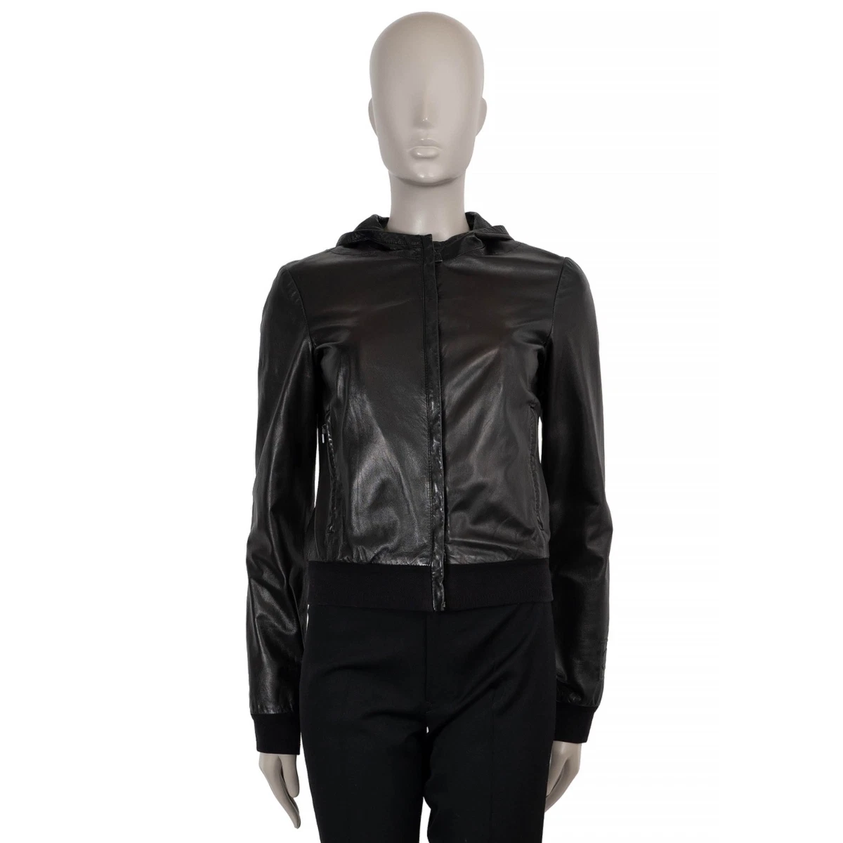 CHANEL Leather Outer Shell Black Coats, Jackets & Vests for Women