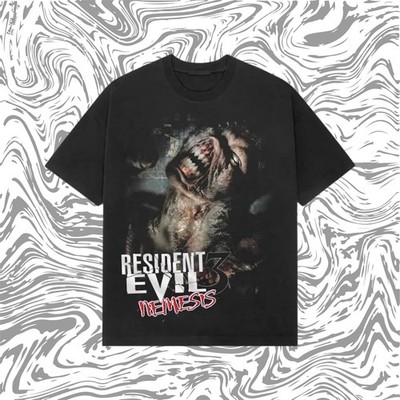 Vintage Resident Evil 3 Nemesis T-Shirt Retro Survival Horror Graphic Shirt
