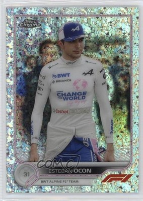 2022 Chrome Formula 1 F1 Racers Mini-Diamond Refractor 23/299 Esteban Ocon 12a6