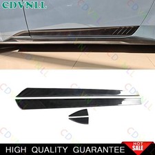 For Ford Mustang 24-2026 Abs Carbon Fiber Side Door Body Molding Sill Guard Trim For Ford Mustang 24-2026 Abs Carbon Fiber Side Door Body Molding Sill Guard Trim