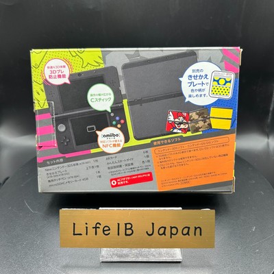 Nintendo New 3DS Black Kisekae Plate JP Edition Handheld Console