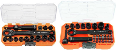 15-Piece & 32-Piece Pass-Through Socket Sets with Modbox Cases & Accessories