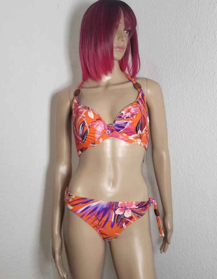 Luxus Bikini Set, Cyell Honolulu, 610103-3035 + 3030, 36/38, Cup E, damen neu 75 - Bild 2 von 4