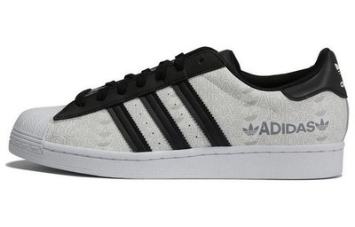 Adidas Superstar 'Reflective Allover Logo White Black' - GW7254 Size
