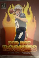 2024 Panini Donruss - Red Hot Rookies Drake Maye #RHR-DME (RC)