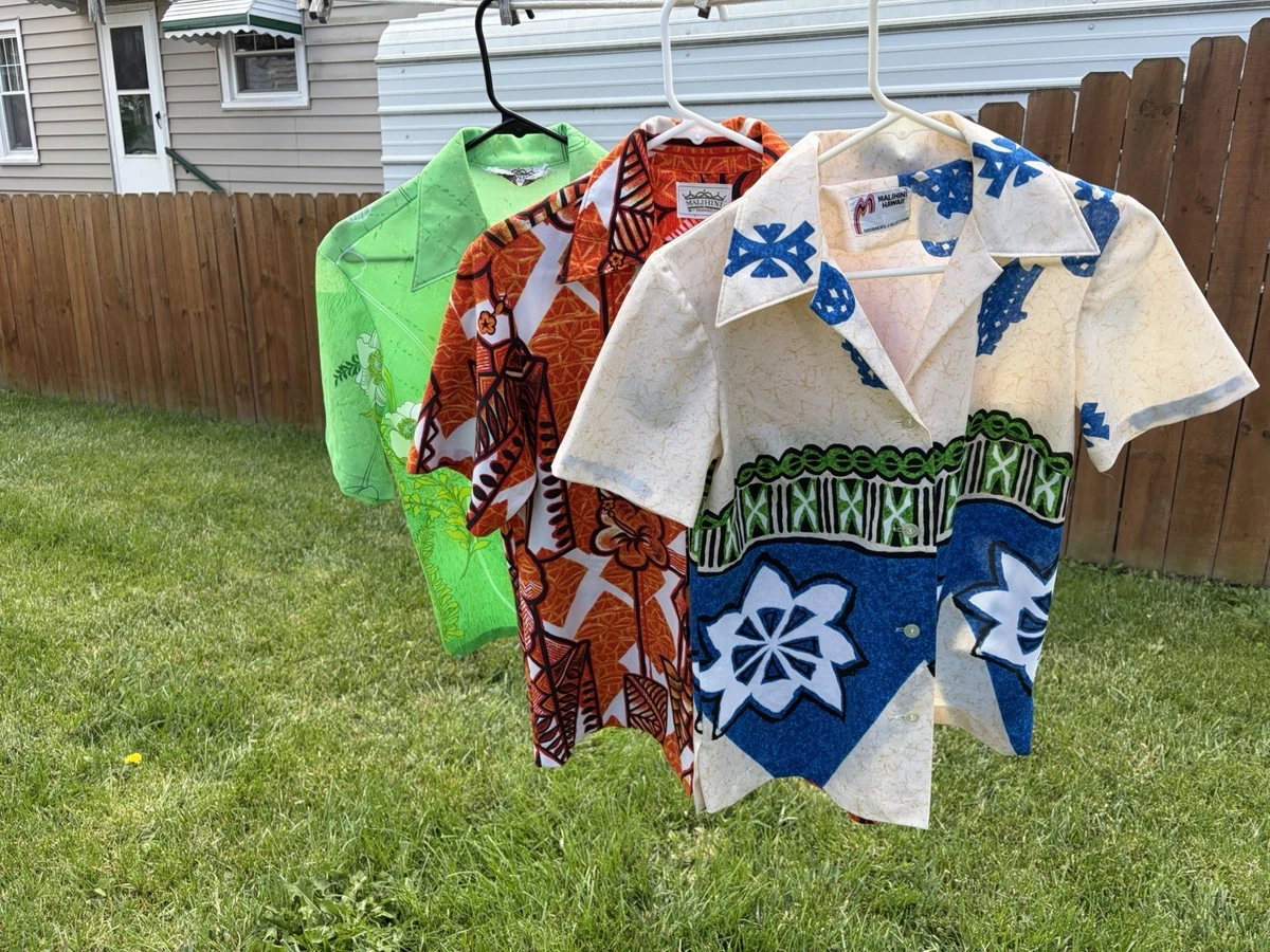 Malihini Hawaiian Casual Button-Down Shirts for Men for sale | eBay