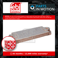Image of Oil Cooler 196949 Febi 1753112 Genuine Top Quality Guaranteed New
