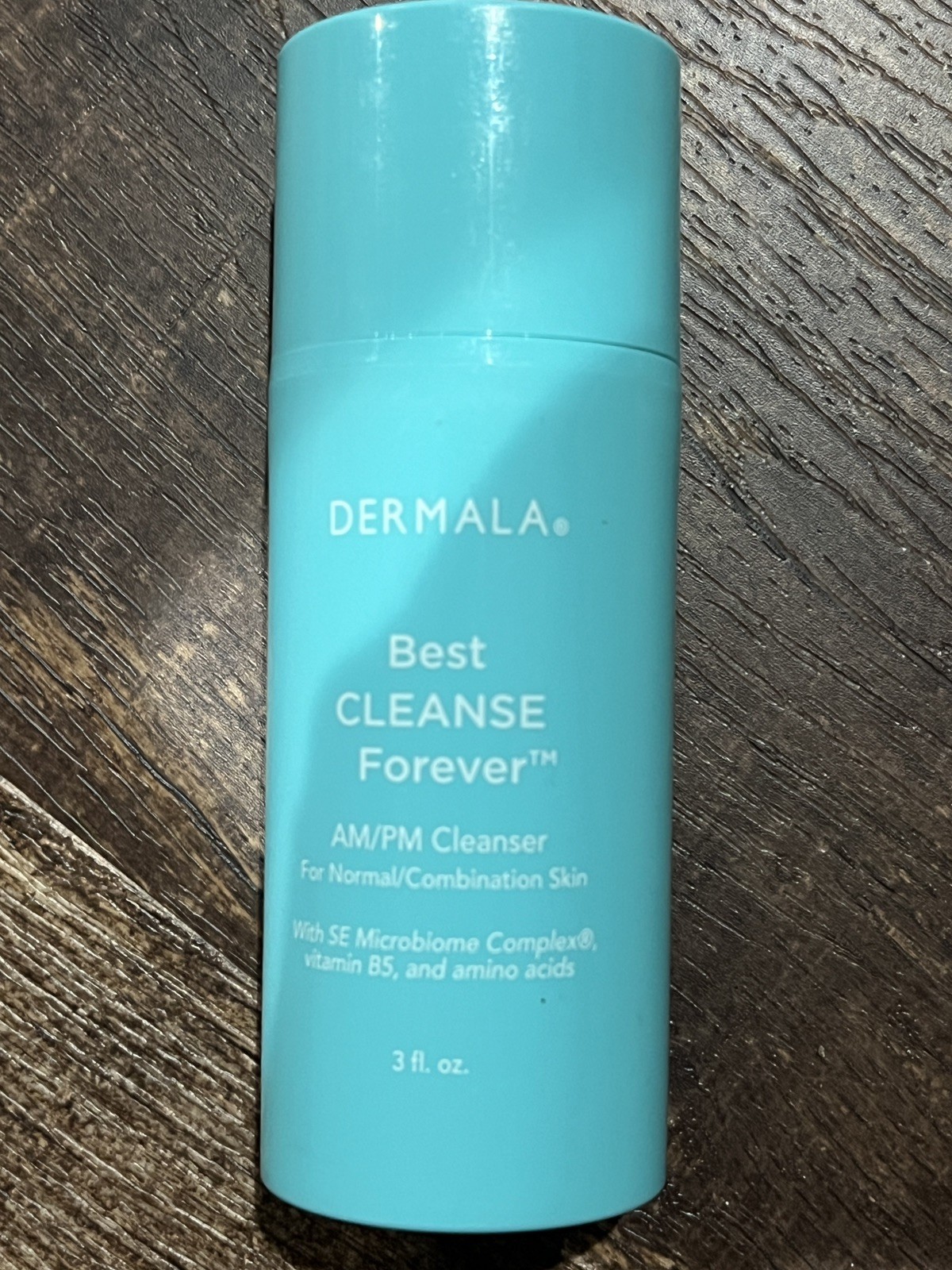 New 3 Oz Dermala Best Cleanse Forever AM/PM Cleanser For Nor