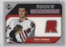 2005-06 Upper Deck Rookie Threads Brent Seabrook #RT-BS g2u