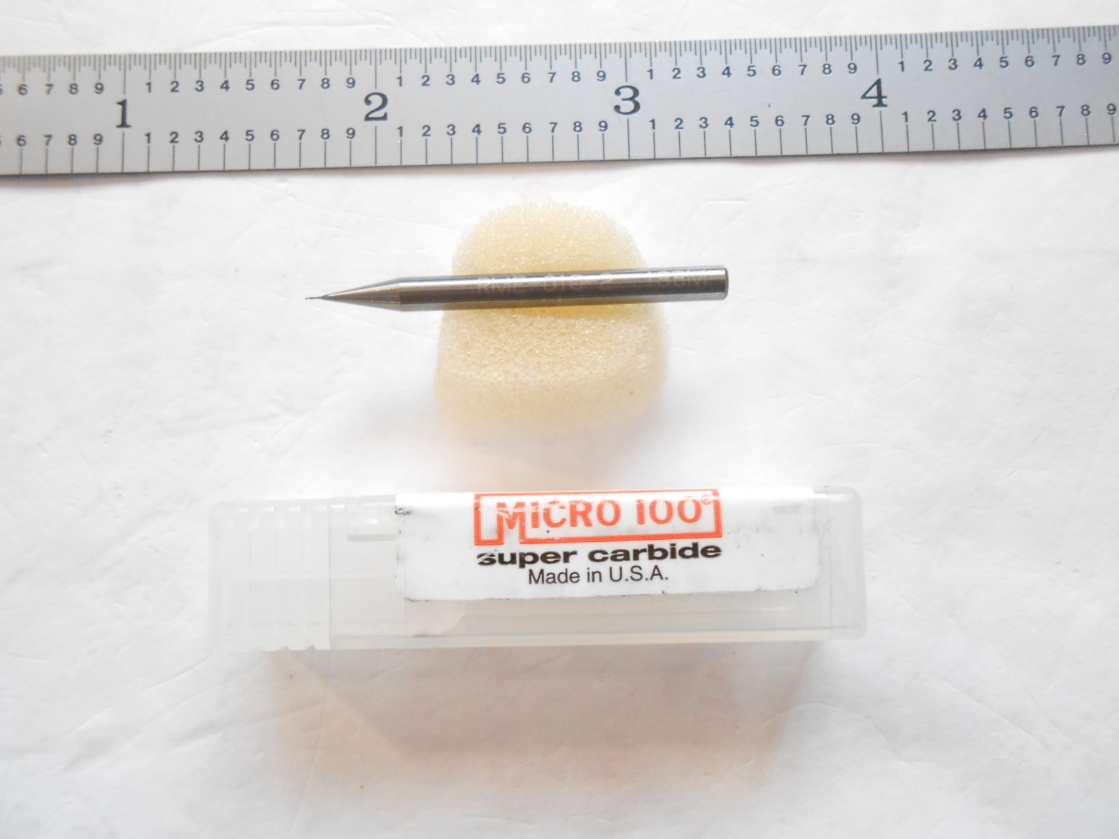 NEW MICRO 100 USA .010" DIA x .030" LOC x 1-1/2" L 2FL CC CARBIDE SQUARE ENDMILL