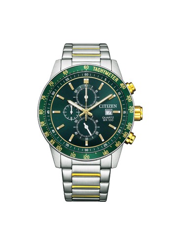 Citizen QUARTZ CHRONOGRAPH Men's Analog Green Dial Watch - AN3689-55X