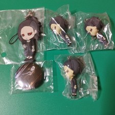 Tokyo Ghoul Uta Set Rubber Strap Keychain Metal Badge Collectible