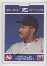 1992 Post Canadian Super Star II Pop-Up Cecil Fielder #12 fm0
