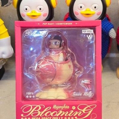 POP MART Blooming Mimi Space Molly フィギュア Pop Mart Mega Space Molly Blooming Series Mugunghwa 100% Korea