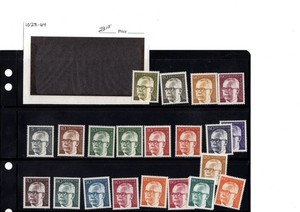 BH GOLDPATH: GERMANY STAMP, CAT VALUE $23.15, #1028-44 BHS_001_146_17