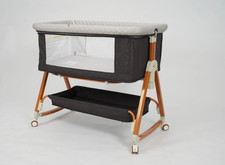 Used Adjustable Baby Bassinet Bedside Sleeper 6 Height Levels