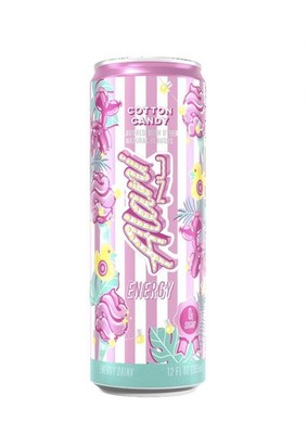Alani Nu Cotton Candy 12 fl oz Pack of 4 Energy Drink Zero Sugar Gluten Free USA