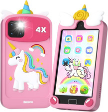 Kids Phone - Toddler Girl Toys for Age 3-12, Christmas Birthday Gifts for Girls,