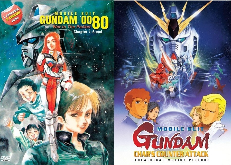 DVD Anime Mobile Suit Gundam 0080 TV Series Vol.1-6End + Char's