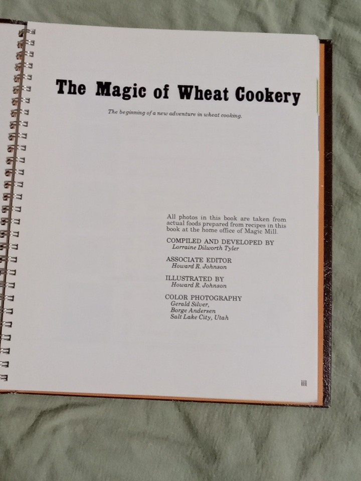 -*{J300} Vintage 1977 The Magic Of Wheat Cookery Cookbook (J300) | eBay
