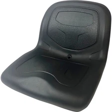 Milsco TS3500 Mid-Back Universal Lawn Mower Seat, Black, Model# S935021AB