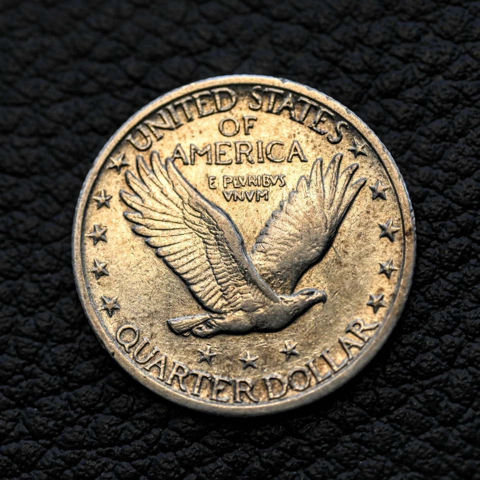 (ITM-7422) 1924-P Standing Liberty Quarter ~ AU++ Cndtn ~ COMBINED SHIPPING! - Image 2 of 3