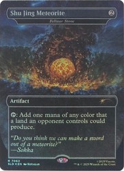 Shu Jing Meteorite (Fellwar Stone) - Secret Lair Drop Rainbow Foil #7062
