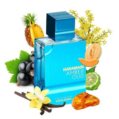 Al Haramain Amber Oud Aqua Dubai Extrait de Parfum for Men 3.33 Fl