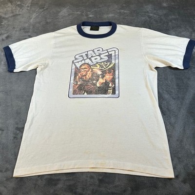 Changes Star Wars T-Shirt Chewbacca Han Solo Vintage 70s Retro Mens Medium