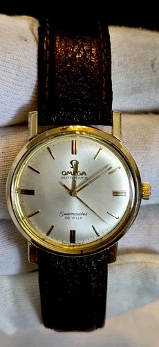 W12. Vintage 1966 OMEGA Seamaster De Ville Automatic 14k Gold Filled Mens Watch