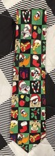 1997 Warner Bros Looney Tunes Christmas Necktie 100 Polyester Very Nice