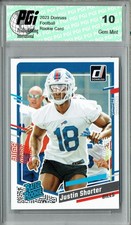 Justin Shorter 2023 Donruss Football #310 Buffalo Bills Rookie Card PGI 10