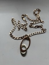 9 ct Gold Ladies Necklace 21 “