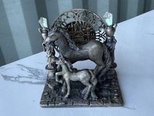 Tudor Mint Unicorn Mare Foal Myth Magic Figure Crystal Ornament Damaged