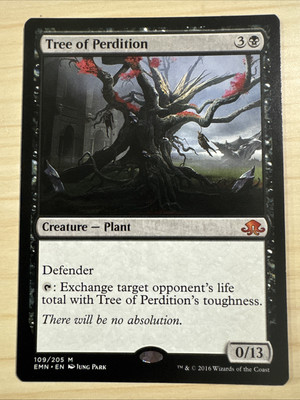 Tree of Perdition #109/205 (NM) Eldritch Moon Magic MTG Mythic Rare Never Played