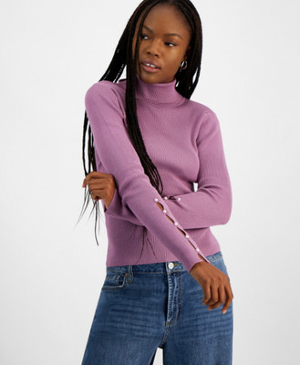 Hooked up by Iot Juniors' Turtleneck Sweater - Valerian SIZE S NWT
