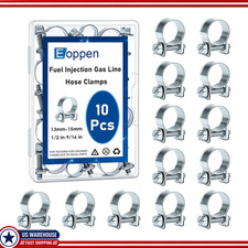 13-15mm Fuel Injection Hose Clamps 12-916 Inch Gas Line Clamps Diesel Petrol 13-15mm Fuel Injection Hose Clamps 12-916 Inch Gas Line Clamps Diesel Petrol