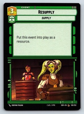 Resupply Common Spark of Rebellion 126/252 NM