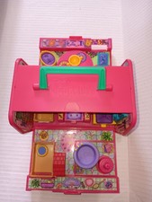 Vintage Pound Puppies Pink Carry Case Playset with No Accessories Or Figures